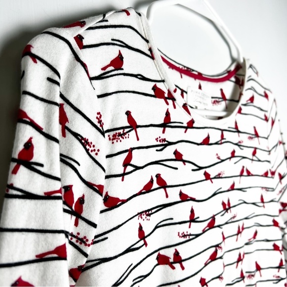 Charter Club Luxury - Cardinal Long Sleeve Tee - Sz. MP - Picture 4 of 5